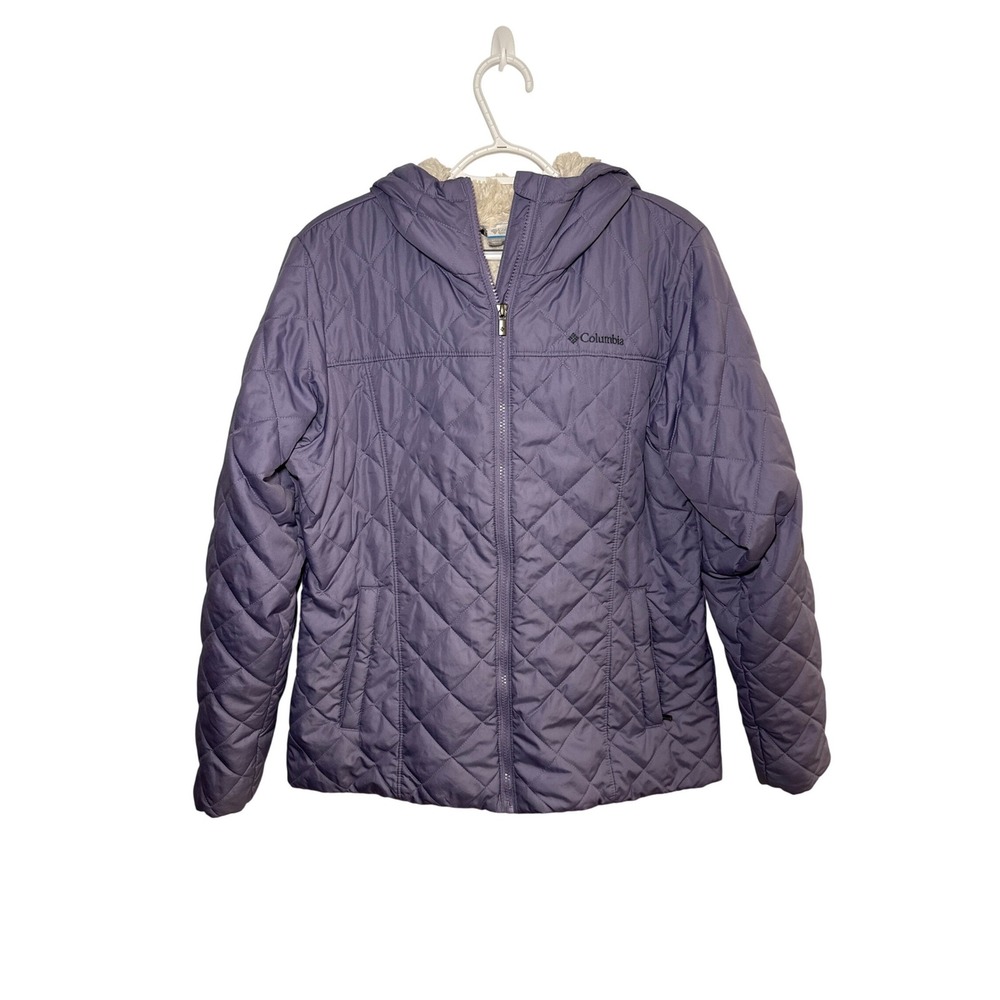 Columbia Women's Quilted Hooded Jacket - Lavender